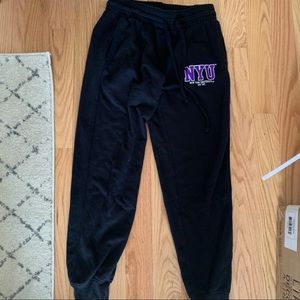 NYU jogger sweatpants
